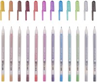 Gelschrijver Sakura Gelly Roll Metallic set à 12 kleuren