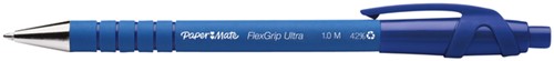 Balpen Paper Mate Flexgrip Ultra, medium, blauw, valuepack 30+6 gratis