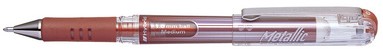 Gelschrijver Pentel K230M medium metallic goud-3