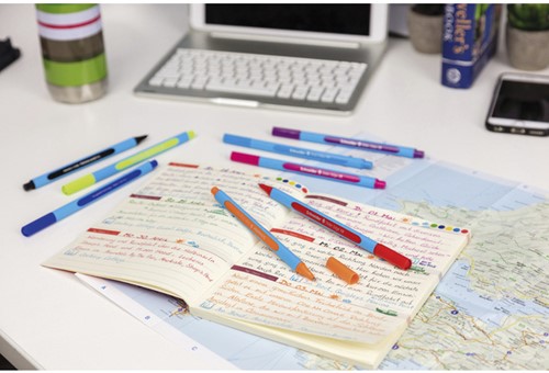 Balpen Schneider Slider Edge extra breed paars-1