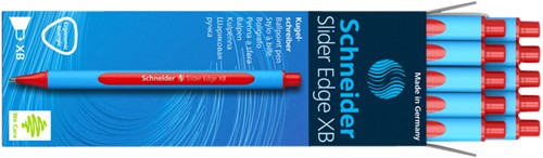 Balpen Schneider Slider Edge extra breed rood-4
