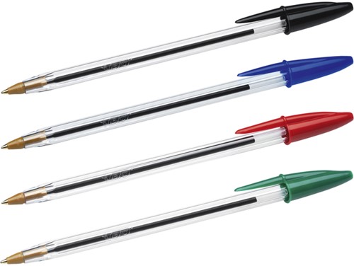 Balpen Bic Cristal, medium, zwart-3