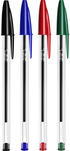 Balpen Bic Cristal, medium, zwart-3