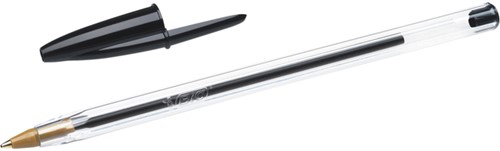 Balpen Bic Cristal, medium, zwart