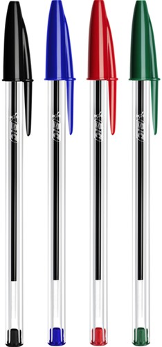 Balpen Bic Cristal, medium, blauw-3