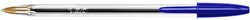 Balpen Bic Cristal, medium, blauw, in tubo verpakking