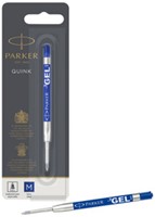 Gelschrijvervulling Parker Quink medium zwart blister à 1 stuk-2