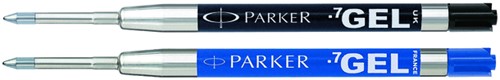 Gelschrijvervulling Parker Quink medium zwart blister à 1 stuk-1
