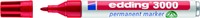 Permanent marker edding 3000, rond, 1.5-3mm, rood