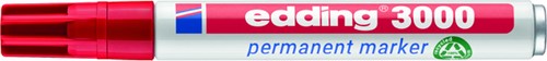 Permanent marker edding 3000, rond, 1.5-3mm, rood-2