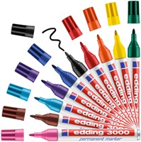 Permanent marker edding 3000, rond, 1.5-3mm, geel-7