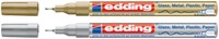Paintmarker Edding 780 op oliebasis 0.8mm zilver blister à 1 stuk-3