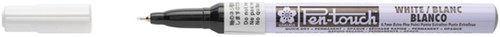 Viltstift Sakura Pen-touch extra fijn wit-2