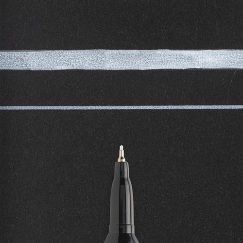 Viltstift Sakura Pen-touch extra fijn wit-1