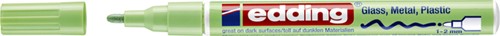 Paintmarker edding 751 op oliebasis 1-2mm pastel groen