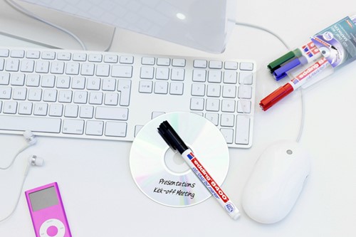 Cd marker edding 8400 rond 0.5-1.0mm rood-2