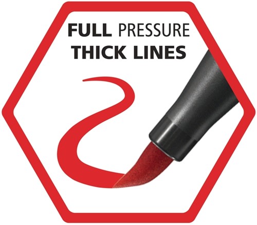 Brushstift STABILO Pen 568/50 donkerrood-4