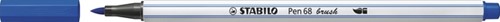 Brushstift STABILO Pen 568/32 ultramarijnblauw
