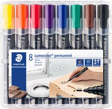 Viltstift Staedtler 352 rond assorti 2mm set à 4 stuks assorti-3