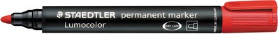 Viltstift Staedtler Lumocolor 350 permanent schuin rood-3