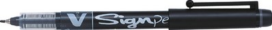 Fineliner PILOT V Signpen, fijn, zwart-3
