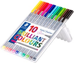 Fineliner Staedtler Triplus 334 assorti 0.3mm 4 stuks-2