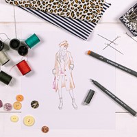 Fineliner Staedtler Pigment 308 zwart set 4+2 gratis-1