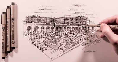 Fineliner Sakura Pigma Micron assorti etui à 9 stuks-3