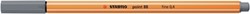 Fineliner STABILO point 88/96 fijn donkergrijs