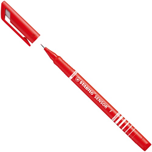 Fineliner STABILO Sensor 189/40 fijn rood-2