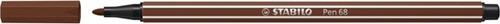 Viltstift STABILO Pen 68/45 medium bruin
