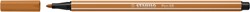 Viltstift STABILO Pen 68/89 medium donker oker