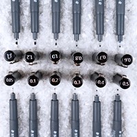 Fineliner Staedtler Pigment 308 zwart 0.3-2.0mm-3