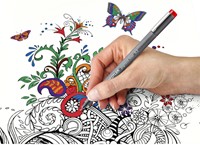 Fineliner Staedtler Pigment 308 zwart 0.1mm-5