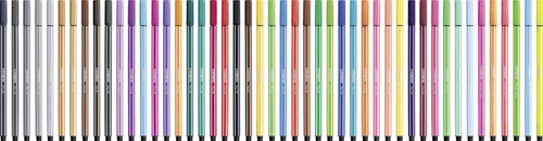 Viltstift STABILO Pen 68/040 medium neon rood-3