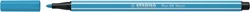 Viltstift STABILO Pen 68/031 medium neon blauw