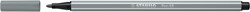 Viltstift STABILO Pen 68/95 medium middel koudgrijs