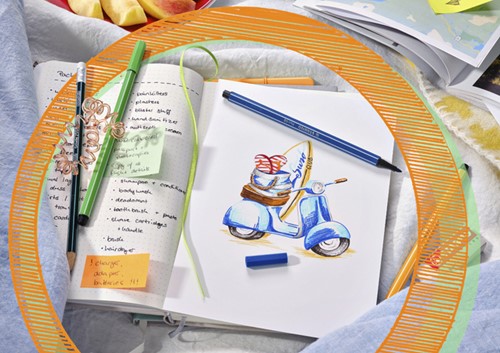 Viltstift STABILO Pen 68/30 Arty medium assorti blik à 30 stuks-1