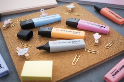 Markeerstift STABILO BOSS Original 70/10 assorti 4 kleuren doos à 10 stuks-1