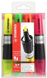 Markeerstift STABILO Luminator XT assorti 71/4 assorti etui à 4 stuks-2