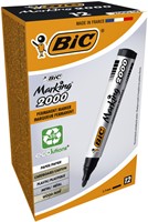 Viltstift Bic 2000 ecolutions rond large zwart-1