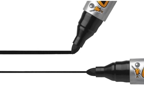 Viltstift Bic 2000 ecolutions rond large zwart-2