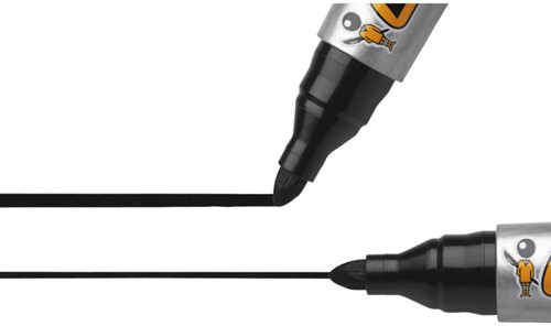 Viltstift Bic 2000 ecolutions rond large blauw-2