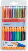 Rollerpen STABILO PointVisco 1099/10 fijn assorti etui à 10 stuks-2