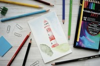 Kleurpotloden STABILO 1636 aquacolor Arty assorti etui à 36 stuks-4