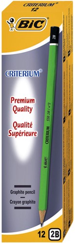 Potlood Bic Criterium 550 zeshoekig 2B-2