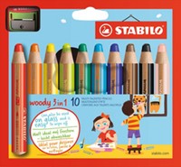 Kleurpotloden STABILO 880 woody 3 in 1 assorti etui à 10 stuks-3