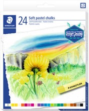 Pastelkrijt Staedtler karat zacht assorti set à 12 stuks-3
