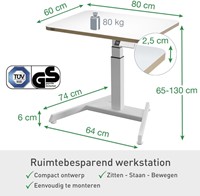Zit-Sta bureau Leitz Ergo Elektrisch compact-7