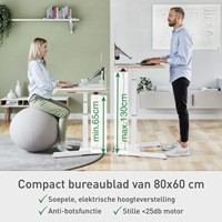 Zit-Sta bureau Leitz Ergo Elektrisch compact-10